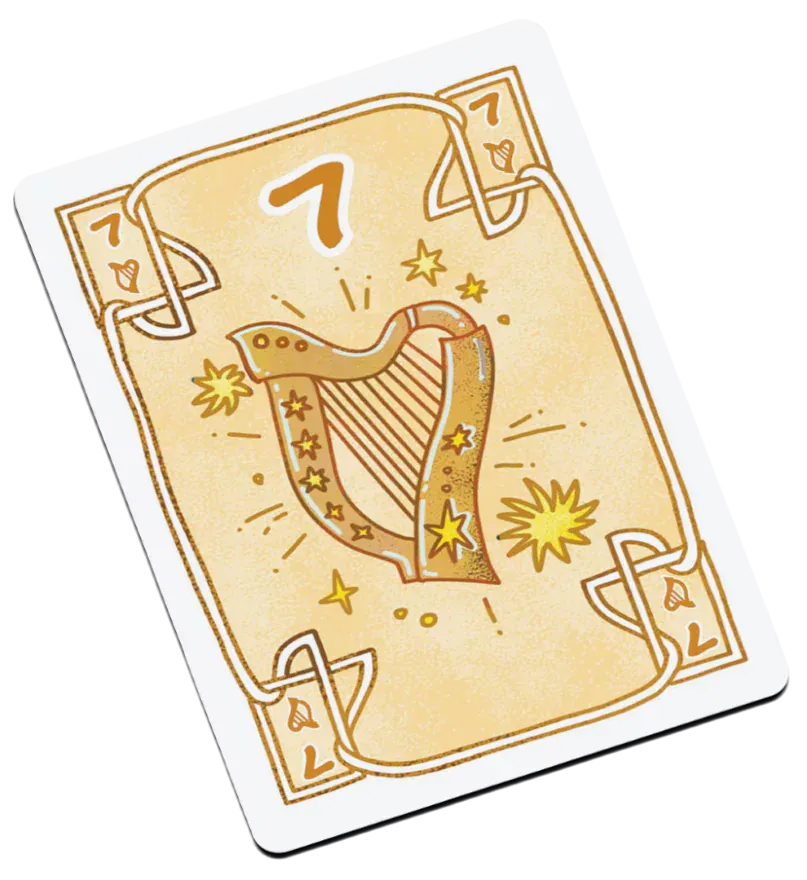 Yellow Fairy Card