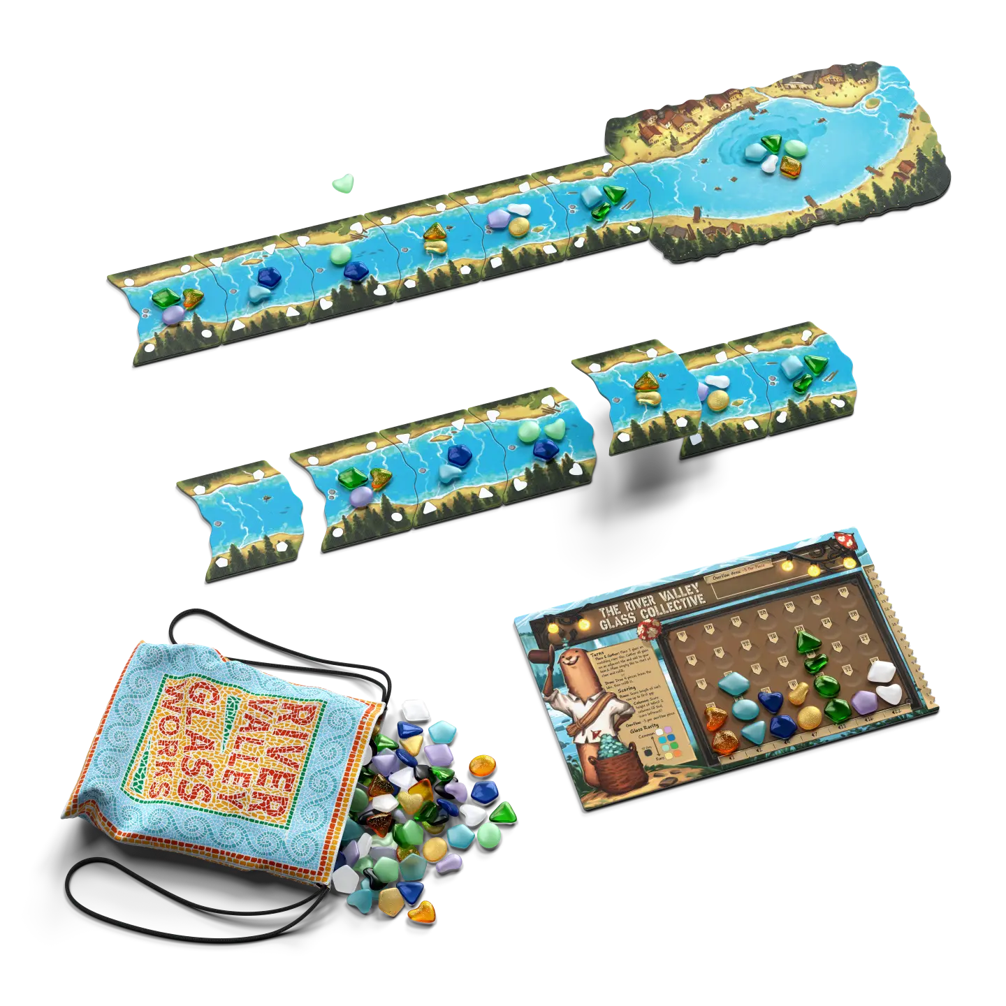 River Valley Glassworks ボードゲーム River Valley Glassworks Board Game – Asmodee North America