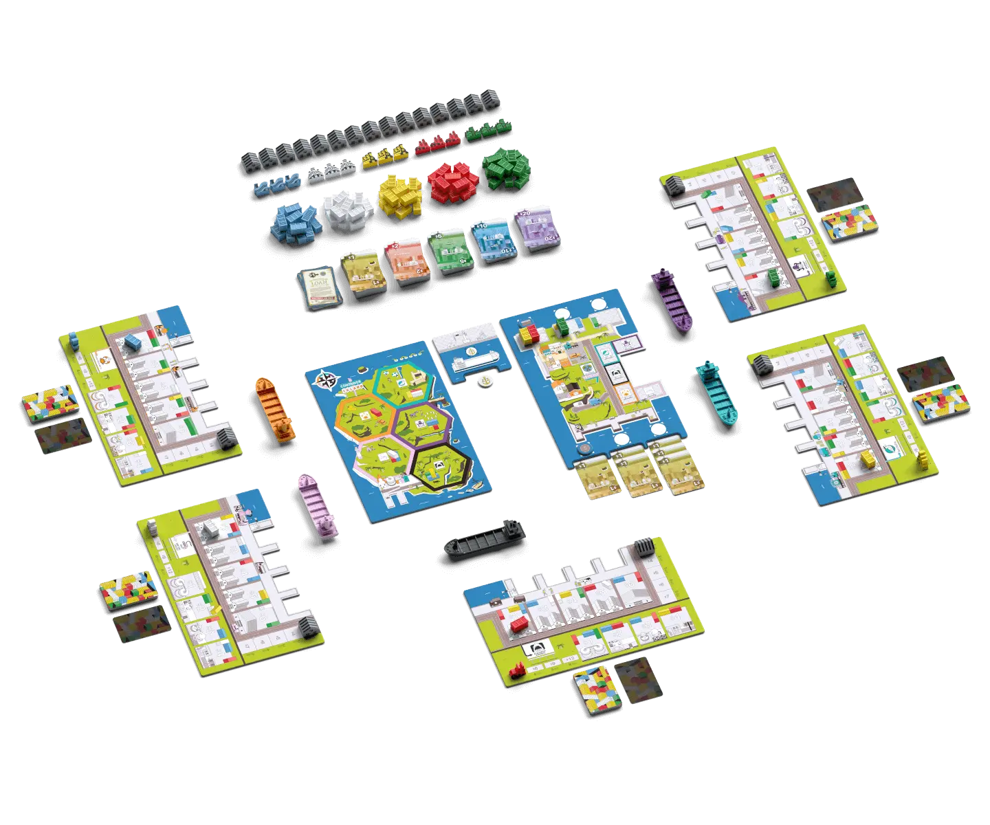 Container Board Game Setup