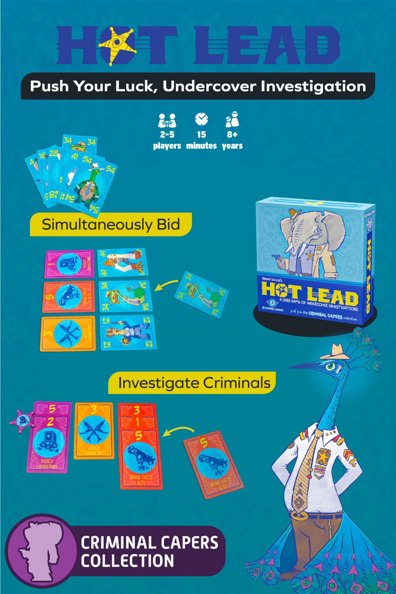 You’re hot on the trail of organized crime!