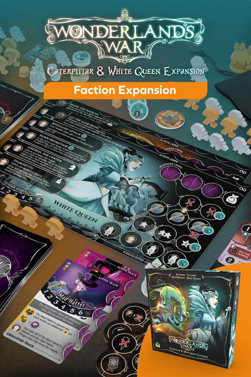 Wonderland's War: Caterpillar & White Queen