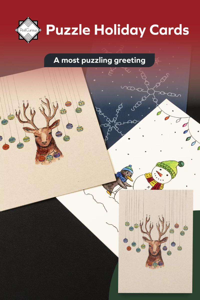 Puzzle Holiday Cards