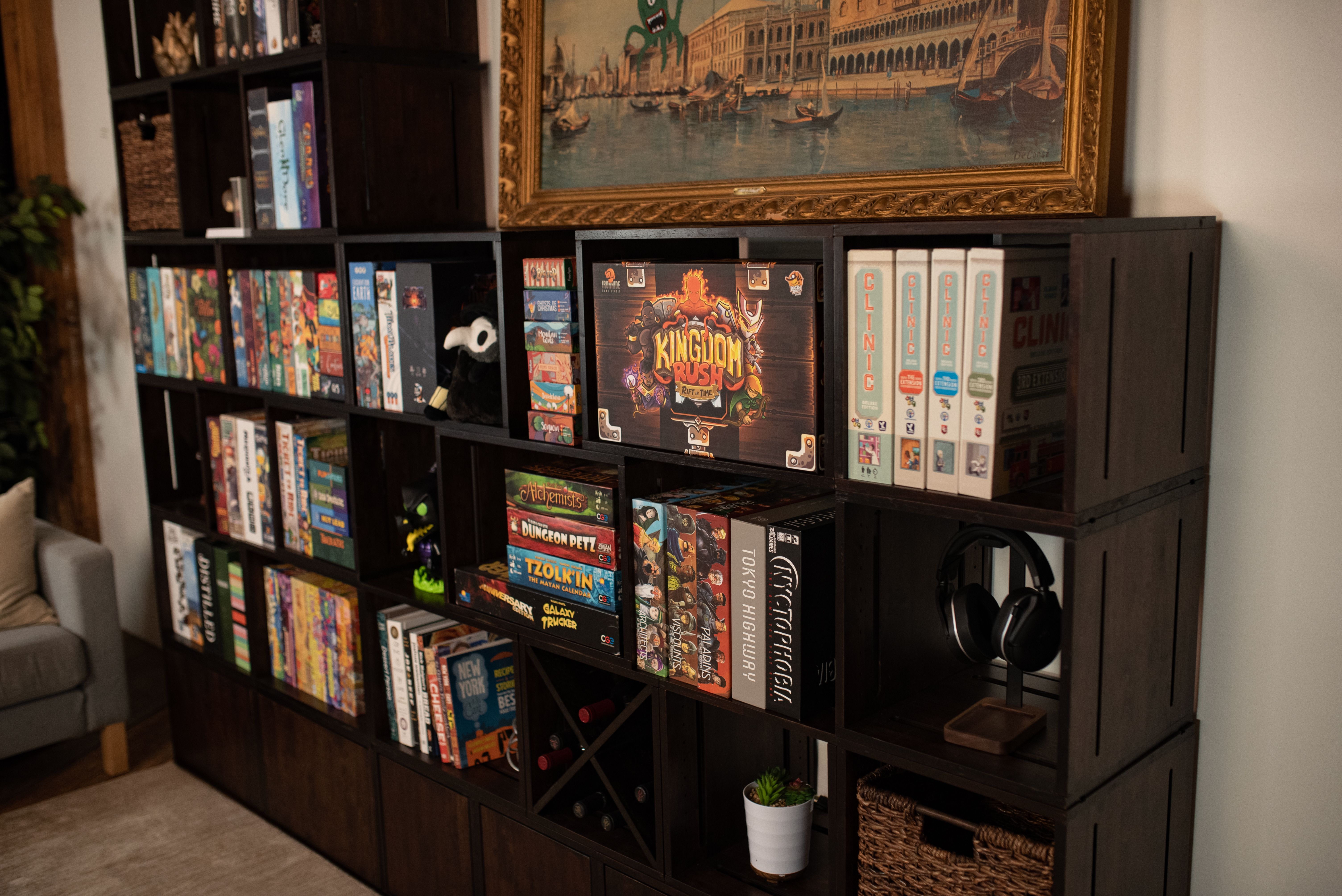 The perfect, modular board game shelf.