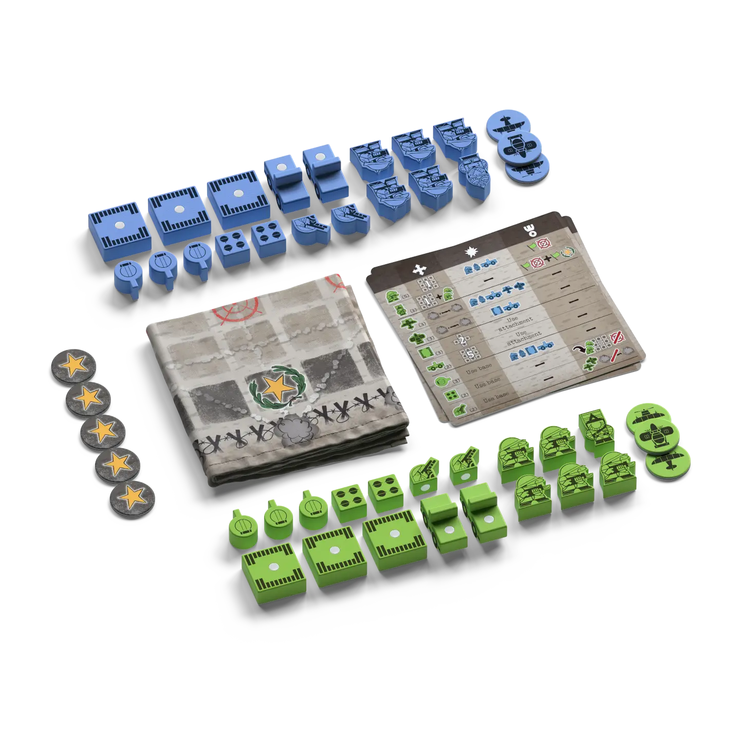 GRUNTZ Board Game Components Closeup